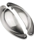 Two cabinet cup pulls in brushed nickel from 10 Pack 3 Inch Cabinet Cup Pulls In Brushed Nickel For Kitchen Cabinets And Furniture