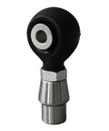 Built Tough Single Rod End Rose Joint Kit featuring heavy duty rubber boots and precision lock nut in sleek design.