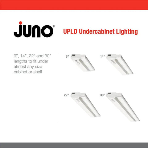 Swivel LED Under Cabinet Light 22 Inch With 90CRI In White Finish Choose 3000K 3500K Or 4000K CCT High Output Task Lighting