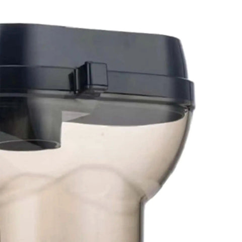 Food Grade Juicer Feeder Lid Replacement Accessory Plug And Play Daily Use Entrance Cover For Juicing Machines on black lid