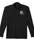 Glider Pilot Quarter Zip Top For Soaring Fans And Tow Crew Pros Dope Performance Layer, black with white front logo, long sleeves