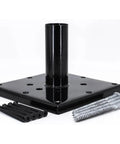 Wood Post Anchor Kit For 4x4 Posts, Galvanized Deck Post Anchors For Concrete And Wood Decks, Stairs, Pergolas And Gazebos, Easy Install
