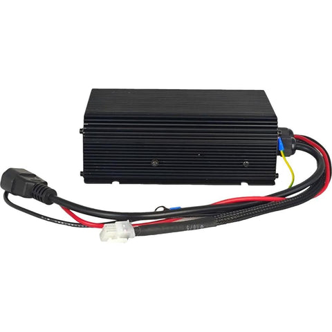 Beefy 24V 15A Battery Charger For Big Joe E30 Electric Pallet Jack And Forklift 100 264VAC Input 24VDC 15A Output Heavy Duty Charging Adapter