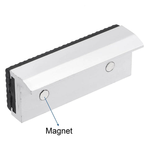 Rock Solid Magnetic Vise Jaws With Grippy Rubber Pads For Dead Tight Clamping On 3 Inch Bench Vises Awesome For Real Woodworking Diy Jobs And Snappy Plumbing Tweaks Includes A Smooth 2 Pair Set magnet view with rubber padding.