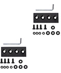 Track Connecting Plate Kit For Barn Door Track System, Metal Joint Plate Flat Fixing Connector, easy installation view