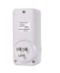Wireless Temperature Controller Digital Plug In Thermostat Outlet With Built In Temp Sensor and Remote Control for Heating and Cooling Mode
