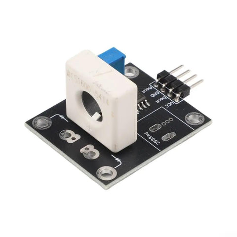 Built Tough Hall Effect Current Sensor Module Packing 100A Overcurrent Protection With Adjustable 3A Steps, compact design.