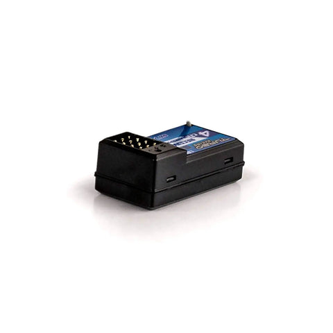 4 Channel Independent Receiver RX41 for Turbo Racing Transmitter VT System, ultra compact, lightweight, angled side view