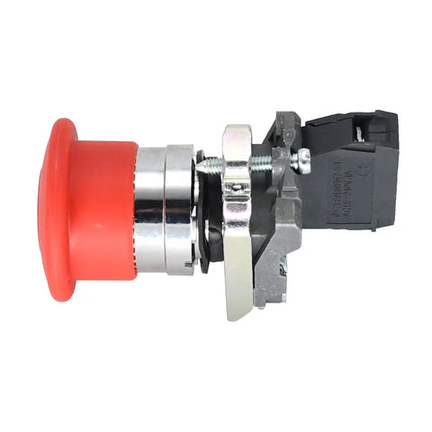 Kickass Emergency Stop Switch For JLG Scissor Lift Boom Lift 4360475 And 2910290 showing red button and metal body for easy installation.