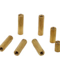 Built Tough Brass Female Female Standoff Spacers M2 Threaded Circuit Board Hardware Kit, gold-plated, ideal for electronics assembly.