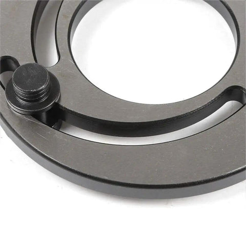 Close-up view of Heavy Duty Hydraulic Jaw Boring Ring Adjustable Three Jaw Chuck For Cnc Lathe Soft Top Jaws Bore Repair Claw Device.