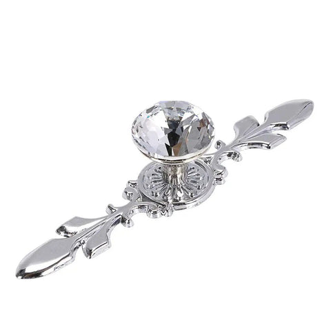 Crystal Glass Diamond Cabinet Knobs With Plates And Screws Sparkly Drawer Pulls For Kitchen Bathroom And Office Decor Easy Install Pack Of 10 Knobs With Plates And 30 Screws Glam Makeover