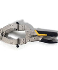 Locking C Clamp Pipe And Tube Clamp with Four Non Slip Pads 11 Inch Heavy Duty Adjustable Welding Clamp for Round Tube
