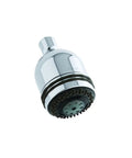 GP85918-CP Mastersower 3 Way Showerhead with chrome finish, flexible nozzles, and easy grip ring shown in close-up view.