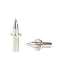 Metal cabinet hardware spacing pins for quick and accurate cabinet pull spacing alignment tool, durable precision pins for installations.