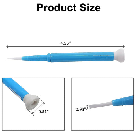 Top Tier 4 Piece Ceramic Screwdriver Set Featuring Dead Nuts Accurate Non Inductive Zirconia Tips For Smooth Adjustment Of Resistors Capacitors And Inductors Everyday, showing precise dimensions.