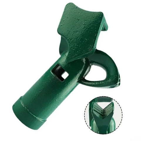 Fabuletta Manual Pipe Bender for 3/4 to 1 Inch EMT Steel Conduit and Metal Pipe, green handheld tool for bending.