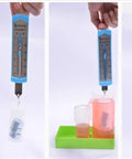 Pendulum Motion Lab Kit With Kinetic And Potential Energy Experiments, Pulley Systems, Pressure, Depth Studies, hands measuring pressure