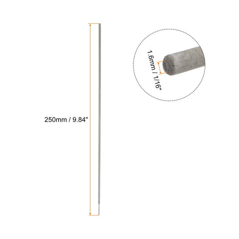 E308L-16 Welding Rod 1 16th Inch By 10 Inch For Stainless Steel Welding, detailed view with size dimensions