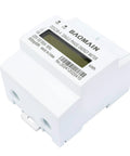 Single Phase KWh Meter For 220V Systems 20A To 100A DIN Rail Power Meter With LCD Display High Accuracy Energy Monitor