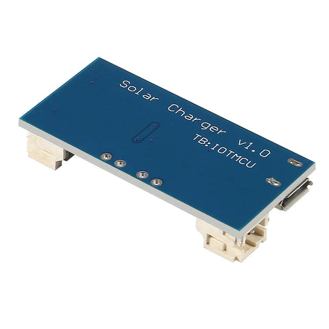 Super Slick CN3065 Mini Solar LiPo Charger Board With Micro USB Port For DIY Kits And Backyard Campouts Knockout Power Delivery Guaranteed Reliable Lithium Charging Module Six Pack in close-up view.