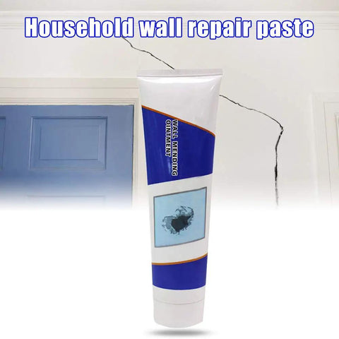Universal Wall Repair Ointment And Sealant For Cracked And Peeling Walls Graffiti Patch Cream tube near cracked wall