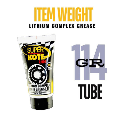 Beefed Up Heavy Duty Lithium Complex Grease NLGI 2 EP Multi Purpose Lubricant For Automotive Construction Industrial Gear 114g Tube