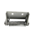 Lift Gate Hinge 104804GT Replacement For Genie Entry Gate Spring Hinge shown front view with metal spring and mounting holes