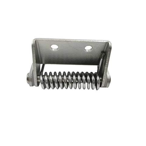 Lift Gate Hinge 104804GT Replacement For Genie Entry Gate Spring Hinge shown front view with metal spring and mounting holes