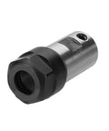 Heavy Duty Motor Shaft Extension Rod With Damping Spring Set For Cnc Mills And Lathes showing a close-up of a steel ER20 mount connector.