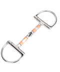 Stainless Steel Dee Bit Snaffle Horse Bit With Copper Roller For A Smooth Comfy Ride And Solid Control 5 Inch Mouth High Strength Design