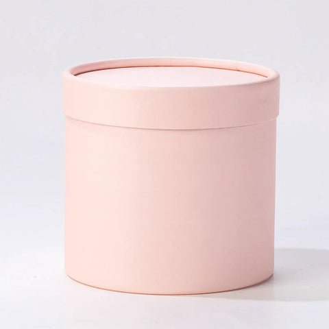 Round Cardboard Gift Boxes With Lid For Weddings And Parties Rose Flower Packaging Decor Versatile Gift Box 12x12x12 cm