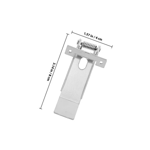 Sleek Concealed Spring Clamps For Recessed Trim Kits With Robust Iron Build For Reliable Lighting Support And Hidden Elegant Design In Bulk Pack of 10, 3.74 in clip