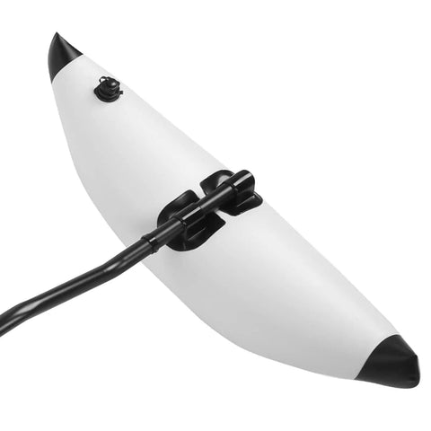 Inflatable Kayak Stabilizer Kit With PVC Outrigger Floats For Canoes And Kayaks, Easy Balance For Beginners, white float