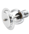 Top Shelf Heavy Duty Fire Sprinkler Head With Fast Response Setup And Rock Solid K202 Flow Coefficient For Large Warehouses And Industrial Factory Floors, chrome sprinkler head close-up.