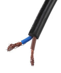 Legit Powerhouse DC 12V Linear Actuator Delivering 6000N Push And 4000N Pull With A Smooth 300mm Stroke Designed For Tough Automotive Grinds That Stay Chill And Finish Strong copper wire with blue and brown insulation.