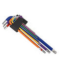 Durable S2 Alloy Steel Hex Key Set With Multicolor Allen Wrenches For Furniture Assembly And Mechanical Repair Tasks That Never Slip Or Bend The Best 9-Piece Kit You Need To Get Stuff Done Fast, color-coded 9-piece set in holder