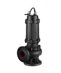 Ironclad 15 HP 3-Phase Submersible Sewage Pump Featuring Anti-Clog Design with 3 inch inlet, industrial-grade for wastewater movement.