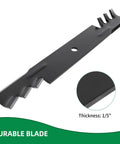 Mulching Mower Blades For 36 And 52 Inch Decks, 3 Pack, Replaces Scag 48108 481707 481711 48185, Fits Gravely Promaster 152Z