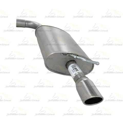 Exhaust Muffler Pair Kit For Ford Explorer 2016 2017 2018 2019 3.5L V6 showing stainless steel 409 construction