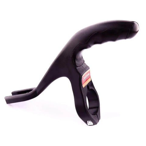 One-Handed Drill And Nibbler Attachment showing ergonomic design and 43mm collar, ideal for effortless long metal and aluminum cuts