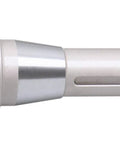 Accusize 2-inch diameter end mill with 6-1/8-inch OAL, R8 shank, and five APKT1604 carbide inserts (90-degree).