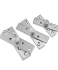 Heavy Duty 360 Degree Turning Heaven Earth Hinge For Hidden Doors And Furniture Hardware Brushed Stainless Steel set of 3 sizes