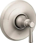 Joleena Transitional Pressure Balance Shower Valve Trim with Brushed Nickel Finish for Modern Bathrooms, Quiet In-Wall Operation