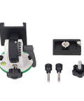 Easy Setup Equatorial Mount Base For Telescopes With Three Eighths Inch Thread, aluminum parts, adjustable angle.