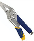 Locking Pliers Long Nose With Wire Cutter, 9 Inch, Fast Release Grip For Narrow Corners And Tight Spaces, Heavy Duty Tool shown