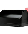 Marshall Locking Mailbox Large Black With Concealed Locking Compartment Rugged Rust Resistant Steel Construction