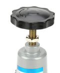 Close-up of Heavy Duty G1/4 Air Pressure Control Valve Made From Aluminum Alloy, knob view, stable pressure regulator