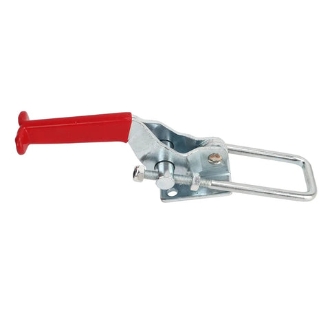 Heavy Duty U Toggle Clamps 2 Pack, 2000 Lb Capacity, Self Locking Zinc Plated Cold Rolled Steel, Ideal For Trailers, RVs