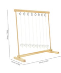Energy Conservation Science Model Kit With Wooden Snake Pendulum For Hands On Classroom Learning Safe DIY Educational Tool For Students And Young Learners Ideal For Home And School Experiments, showing dimensions and pendulum structure